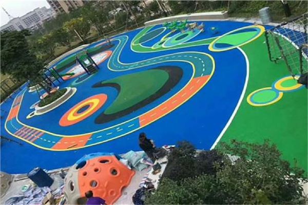 天臺幼兒園塑膠跑道